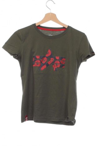 Γυναικεία μπλούζα Alpha Industries, Μέγεθος XS, Χρώμα Πράσινο, Τιμή 17,00 €