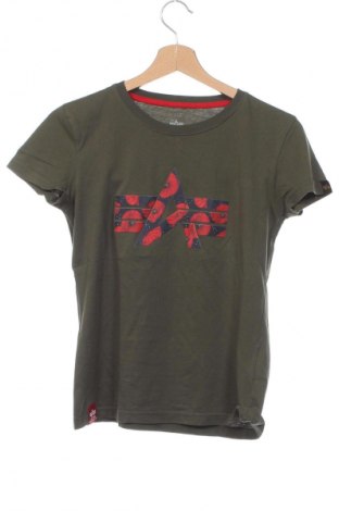 Damen Shirt Alpha Industries, Größe XS, Farbe Grün, Preis 16,49 €