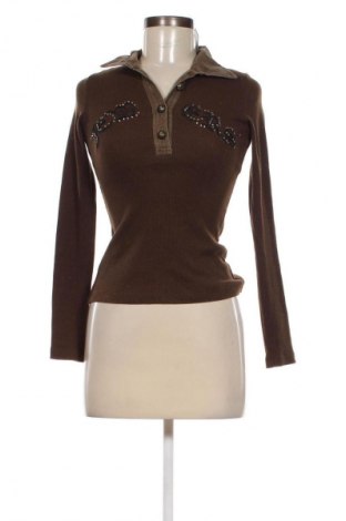 Дамска блуза Anna, Размер S, Цвят Кафяв, Цена 10,26 лв.