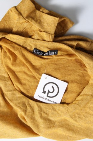 Γυναικεία μπλούζα Clair De Lune, Μέγεθος L, Χρώμα Κίτρινο, Τιμή 4,47 €