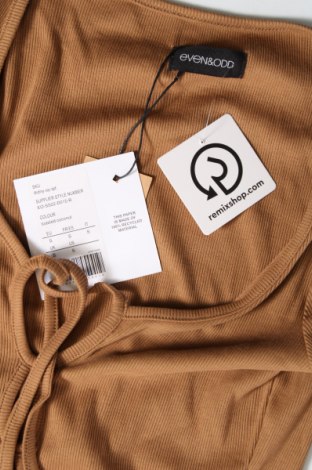 Γυναικεία μπλούζα Even&Odd, Μέγεθος S, Χρώμα Καφέ, Τιμή 5,43 €