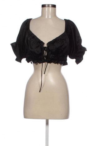 Γυναικεία μπλούζα Gina Tricot, Μέγεθος XL, Χρώμα Μαύρο, Τιμή 23,71 €