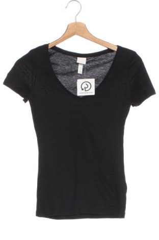 Damen Shirt H&M, Größe XS, Farbe Schwarz, Preis 4,99 €