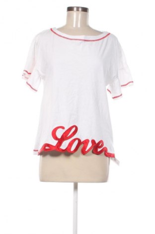 Bluză de femei Love Moschino, Mărime M, Culoare Alb, Preț 454,87 Lei