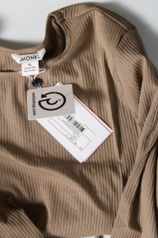 Damen Shirt Monki, Größe XL, Farbe Beige, Preis 4,99 €