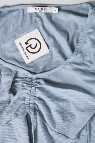 Дамска блуза NA-KD, Размер M, Цвят Син, Цена 6,80 лв.
