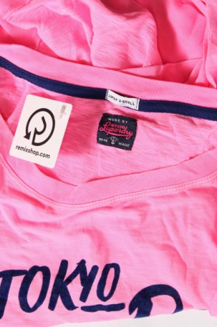 Damen Shirt Superdry, Größe XS, Farbe Rosa, Preis 8,63 €