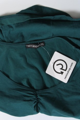 Дамска блуза Terranova, Размер XS, Цвят Зелен, Цена 9,12 лв.