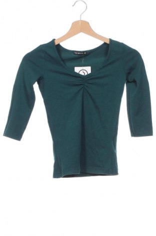 Дамска блуза Terranova, Размер XS, Цвят Зелен, Цена 19,00 лв.