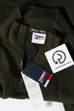 Bluză de femei Tommy Jeans, Mărime XS, Culoare Verde, Preț 255,99 Lei