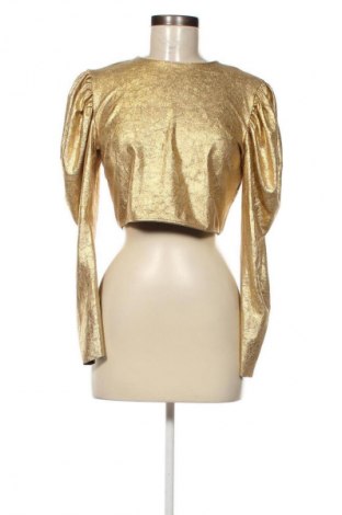 Damen Shirt Zara, Größe M, Farbe Golden, Preis 13,84 €