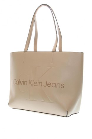 Geantă de femei Calvin Klein Jeans, Culoare Bej, Preț 493,99 Lei