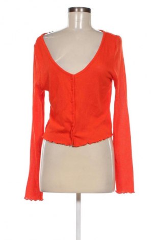 Damen Strickjacke, Größe L, Farbe Orange, Preis 5,00 €