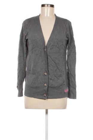 Damen Strickjacke Superdry, Größe M, Farbe Grau, Preis € 11,99