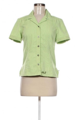 Дамска риза Jack Wolfskin, Размер S, Цвят Зелен, Цена 27,36 лв.