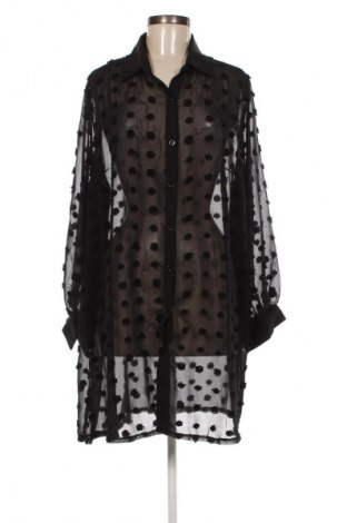 Γυναικείο πουκάμισο SHEIN, Μέγεθος XL, Χρώμα Μαύρο, Τιμή 6,51 €