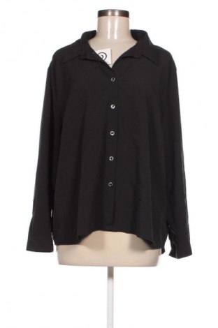 Γυναικείο πουκάμισο SHEIN, Μέγεθος XXL, Χρώμα Μαύρο, Τιμή 6,96 €