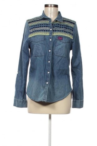 Damenbluse Superdry, Größe L, Farbe Blau, Preis 19,63 €