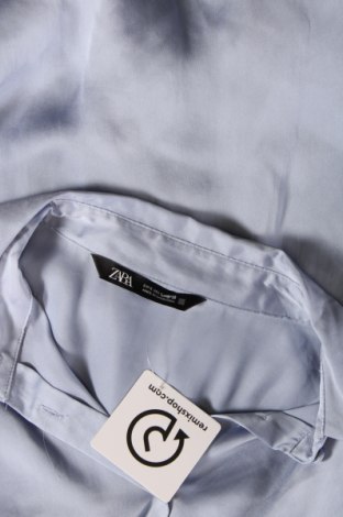 Дамска риза Zara, Размер S, Цвят Син, Цена 24,36 лв.