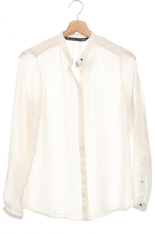 Γυναικείο πουκάμισο Zara, Μέγεθος XS, Χρώμα Εκρού, Τιμή 13,81 €