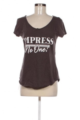 Γυναικείο t-shirt, Μέγεθος M, Χρώμα Γκρί, Τιμή 3,39 €