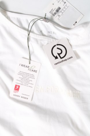 Γυναικείο t-shirt Gerry Weber, Μέγεθος M, Χρώμα Λευκό, Τιμή 23,97 €