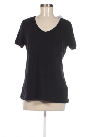 Дамска тениска H&M, Размер L, Цвят Черен, Цена 13,05 лв.