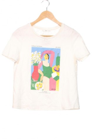 Γυναικείο t-shirt Mango, Μέγεθος XS, Χρώμα Λευκό, Τιμή 21,38 €