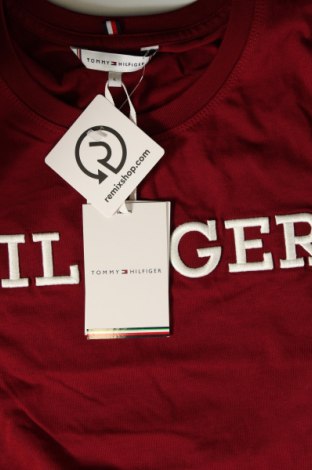 Damski T-shirt Tommy Hilfiger, Rozmiar L, Kolor Czerwony, Cena 184,99 zł