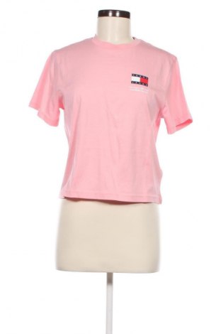 Damen T-Shirt Tommy Jeans, Größe XS, Farbe Rosa, Preis 36,29 €