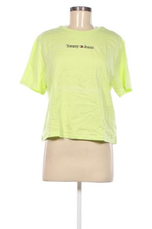 Damen T-Shirt Tommy Jeans, Größe L, Farbe Grün, Preis € 27,99