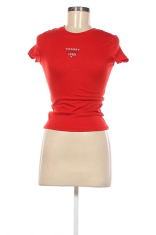 Damen T-Shirt Tommy Jeans, Größe XS, Farbe Rot, Preis € 27,99