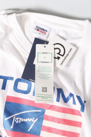 Дамска тениска Tommy Jeans, Размер M, Цвят Бял, Цена 39,99 лв.