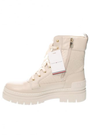 Damen Stiefeletten Tommy Hilfiger, Größe 41, Farbe Ecru, Preis € 208,49