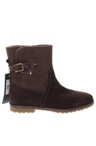 Botine de damă Tommy Hilfiger, Mărime 41, Culoare Maro, Preț 452,99 Lei