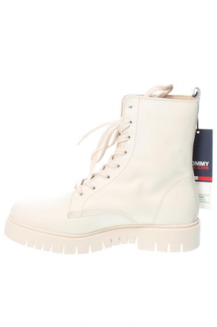 Botine de damă Tommy Jeans, Mărime 38, Culoare Bej, Preț 464,99 Lei