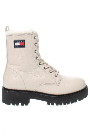 Botine de damă Tommy Jeans, Mărime 40, Culoare Ecru, Preț 649,99 Lei