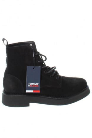 Damskie botki Tommy Jeans, Rozmiar 38, Kolor Czarny, Cena 901,99 zł