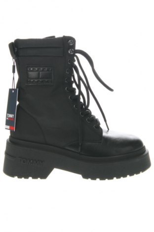 Botine de damă Tommy Jeans, Mărime 37, Culoare Negru, Preț 603,99 Lei