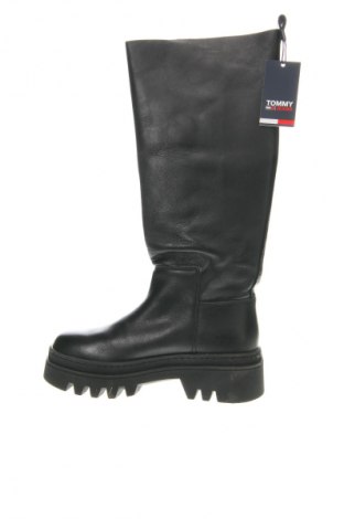 Damenstiefel Tommy Jeans, Größe 37, Farbe Schwarz, Preis 127,99 €