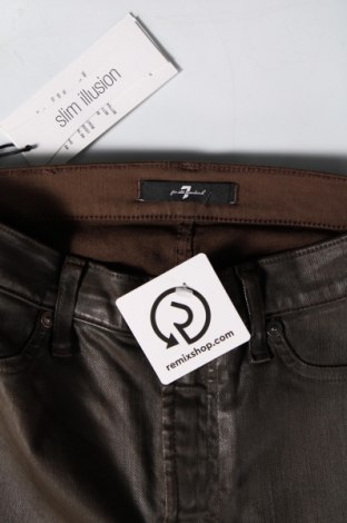 Damskie jeansy 7 For All Mankind, Rozmiar S, Kolor Brązowy, Cena 203,99 zł