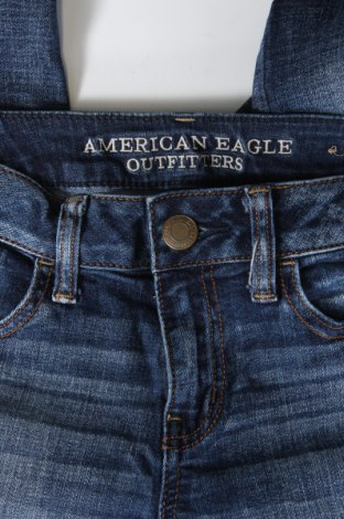 Дамски дънки American Eagle, Размер XS, Цвят Син, Цена 41,00 лв.