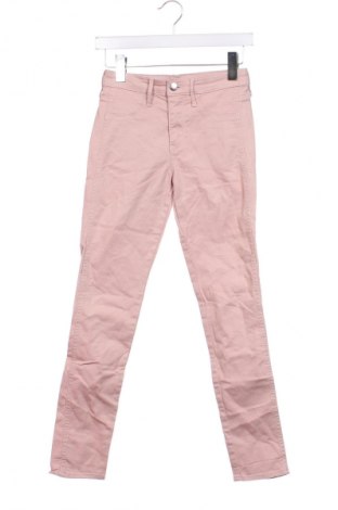 Damskie jeansy H&M, Rozmiar XS, Kolor Popielaty róż, Cena 20,99 zł