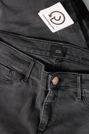 Damskie jeansy River Island, Rozmiar M, Kolor Szary, Cena 28,99 zł