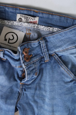 Damskie jeansy Terranova, Rozmiar XS, Kolor Niebieski, Cena 13,99 zł