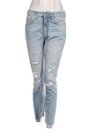 Damskie jeansy Zara, Rozmiar S, Kolor Niebieski, Cena 49,99 zł