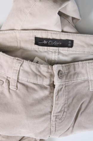 Pantaloni de velvet de femei Colin's, Mărime XS, Culoare Bej, Preț 33,99 Lei