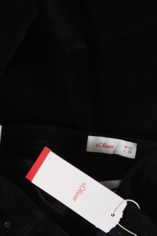 Γυναικείο κοτλέ παντελόνι S.Oliver, Μέγεθος M, Χρώμα Μαύρο, Τιμή 11,99 €