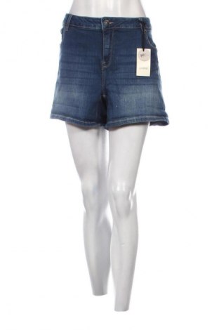 Γυναικείο κοντό παντελόνι Oxmo, Μέγεθος XXL, Χρώμα Μπλέ, Τιμή 7,35 €
