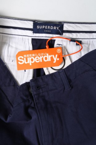 Γυναικείο κοντό παντελόνι Superdry, Μέγεθος M, Χρώμα Μπλέ, Τιμή 15,88 €